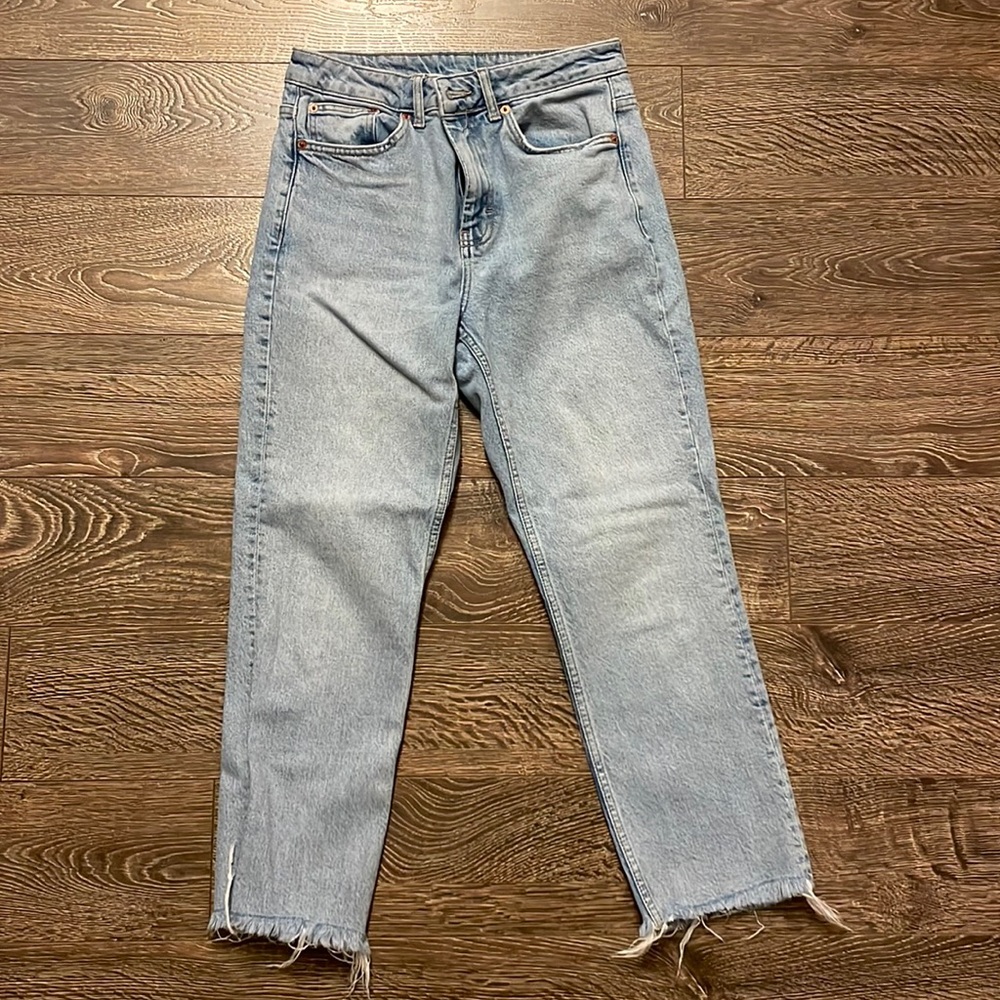 Top shop crop jeans size 28